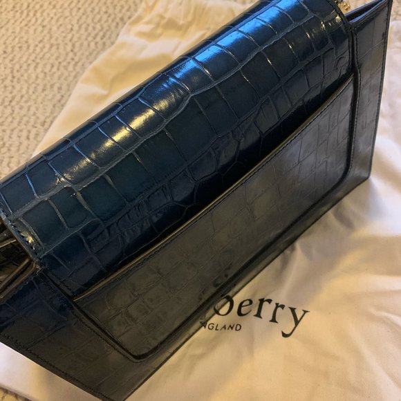 Like New Mulberry Pembroke croc print shoulder bag - Picture 8 of 11